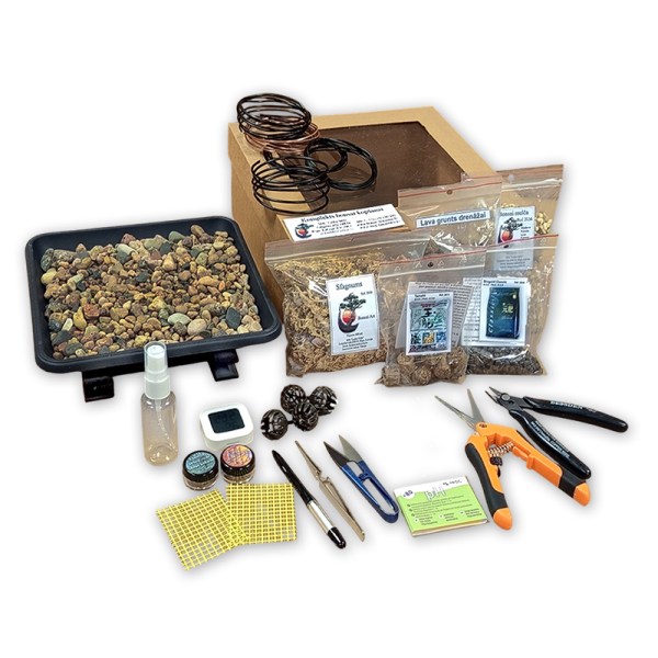 Bonsai instrumentu un materiālu komplekts