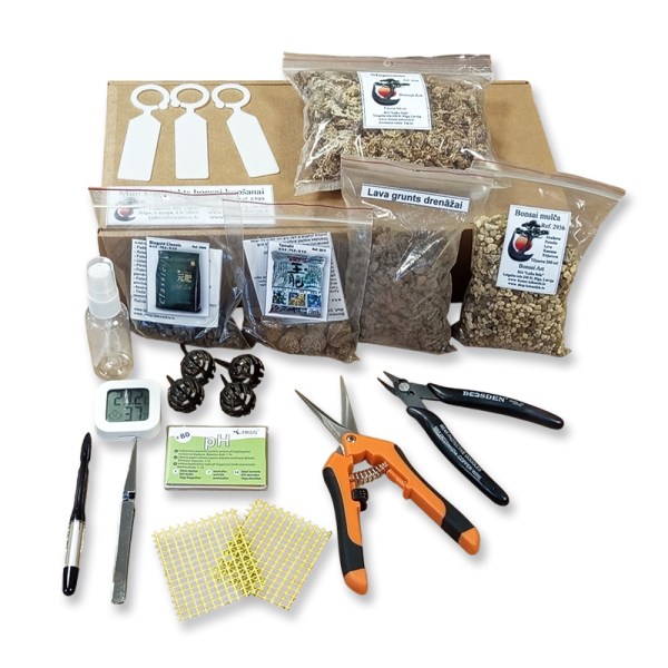 Mini komplekts bonsai kopšanai 